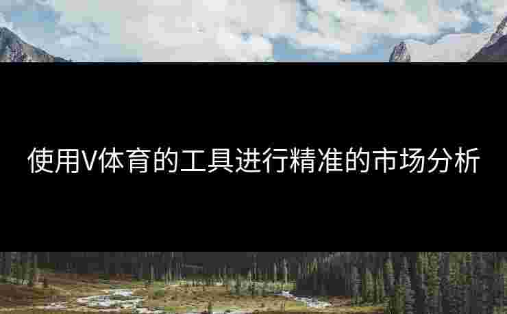 使用V体育的工具进行精准的市场分析